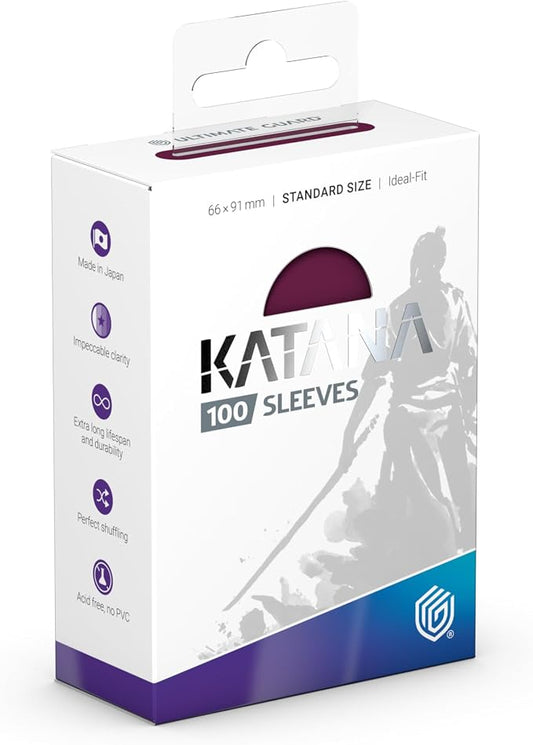 Katana Sleeves Standard Size (100) - Radiant Plum