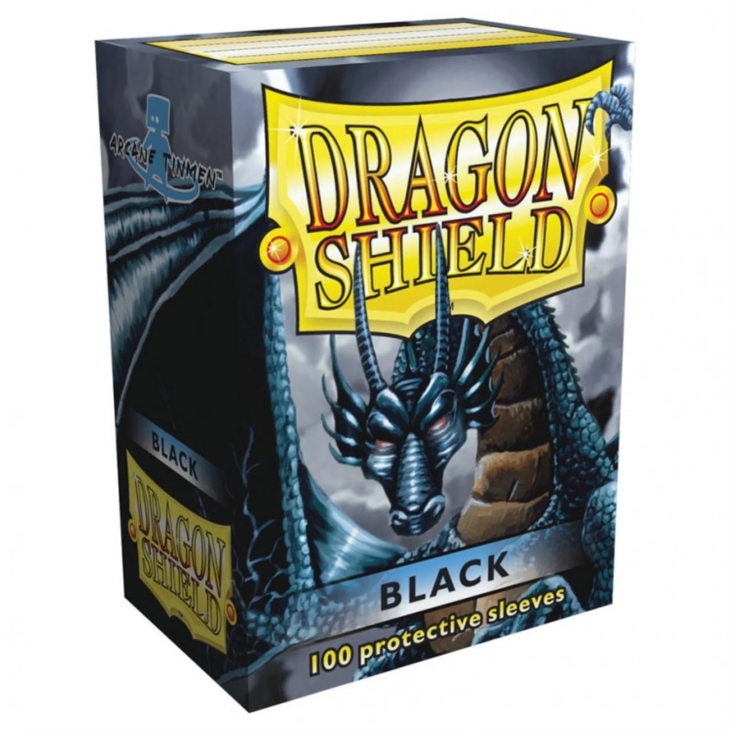 Dragon Shields: (100) Black