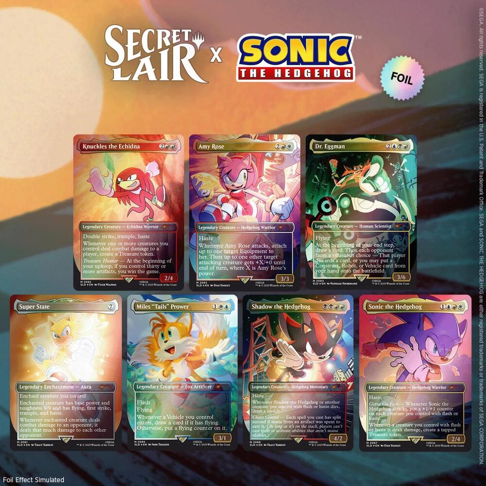 Secret Lair x Sonic: Friends & Foes (Foil)
