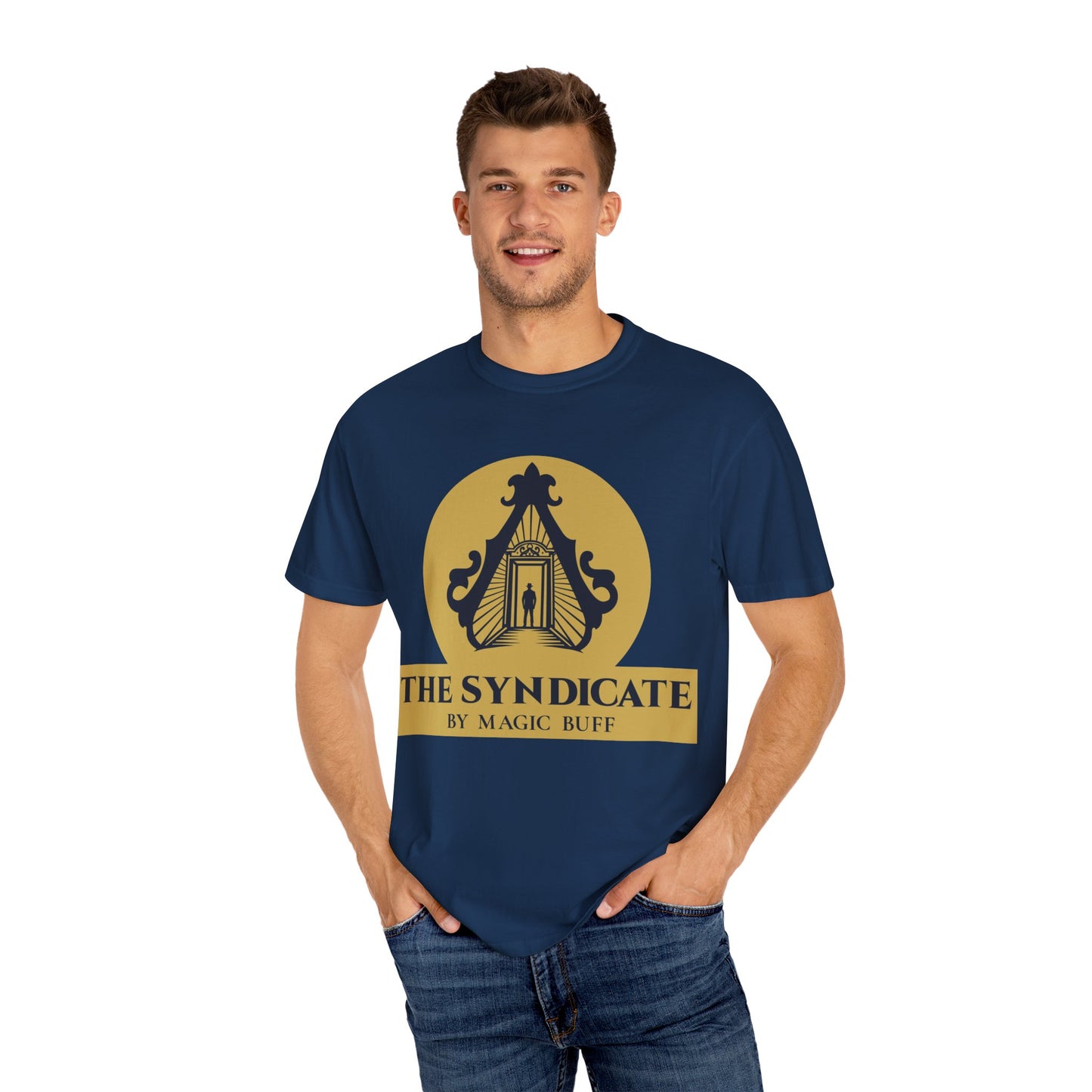 Syndicate Unisex Garment-Dyed T-Shirt - Vintage Inspired Graphic Tee