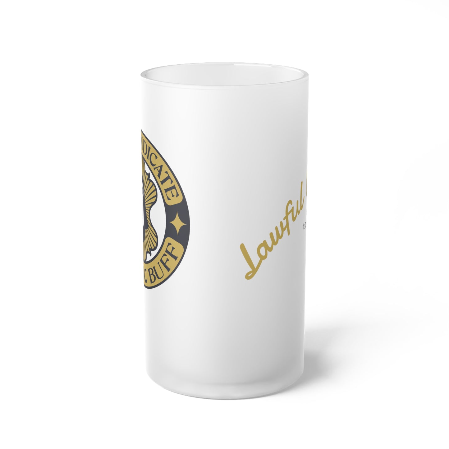Lawful Good Frosted Beer Mug