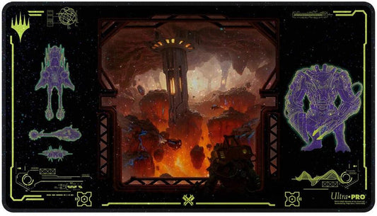 Edge of Eternities Holofoil Playmat - Red Mythic for Magic: The Gathering - Ultra Pro Playmats