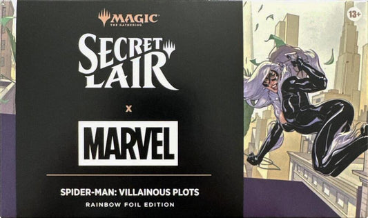 Secret Lair Drop: Secret Lair x Marvel's Spider-Man: Villainous Plots - Rainbow Foil Edition - Secret Lair Drop Series (SLD)
