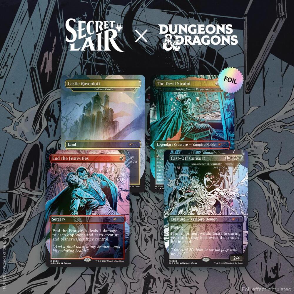 Secret Lair x Dungeons & Dragons: Strahd's Descent - Traditional Foil Edition