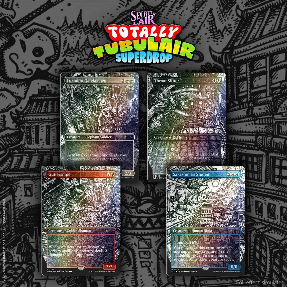 Secret Lair Drop: Featuring Kevin Eastman (Inks) - Traditional Foil Edition
