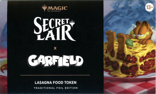 Secret Lair x Garfield: Lasagna Food Token - Traditional Foil Edition