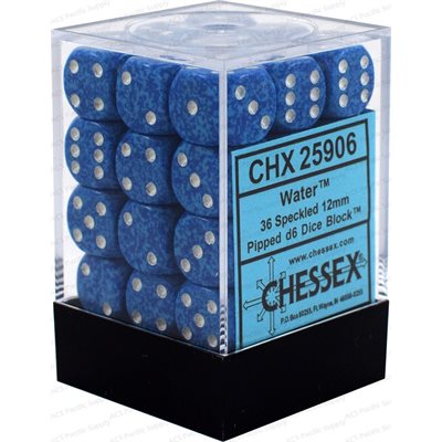 Chessex Speckled 16mm D6 Dice Block (12 Dice)