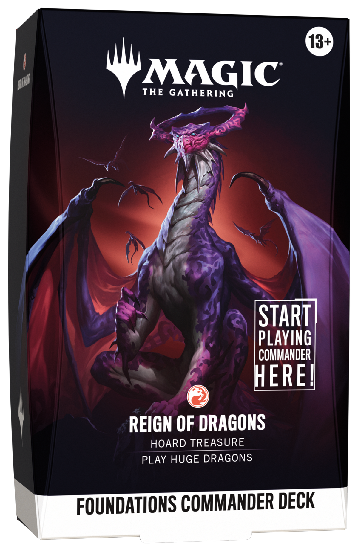 Foundations Commander Deck - Reign of Dragons box
