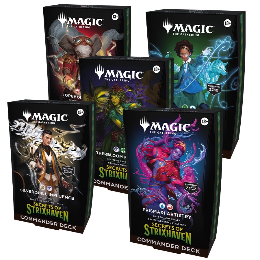MAGIC THE GATHERING: SOS SECRETS OF STRIXHAVEN COMMANDER DECKS