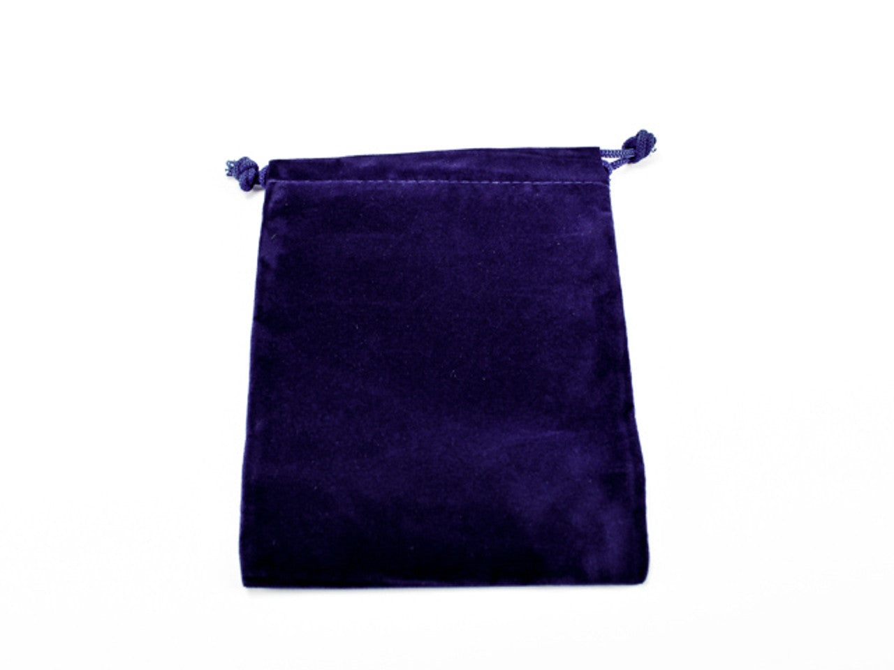 Blue Velour Dice Pouch- small