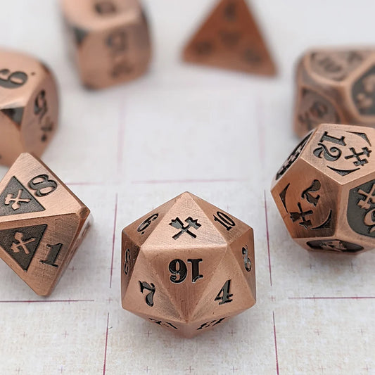 Bludgeoning Damage - Metal, Copper/Black (7)