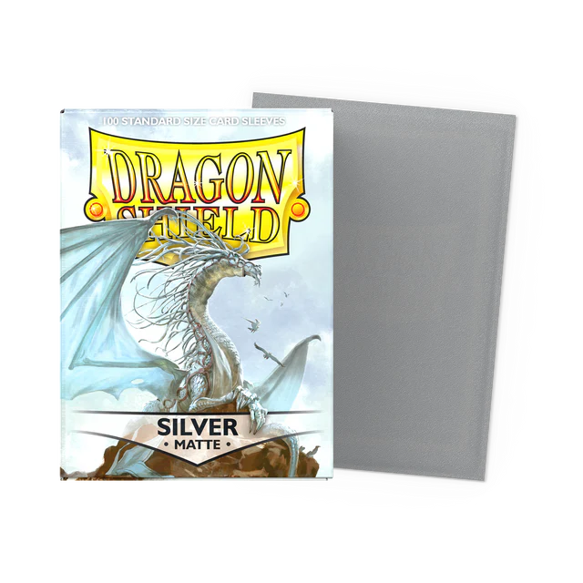 Dragon Shield - Silver - Matte Sleeves (Standard)