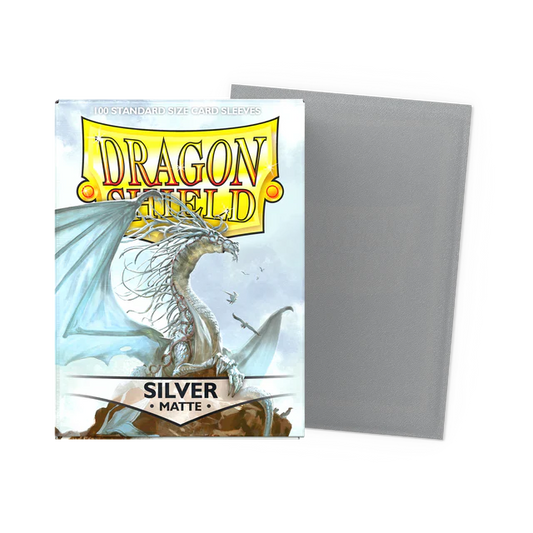Dragon Shield - Silver - Matte Sleeves (Standard)