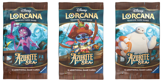 DISNEY LORCANA SET 6 AZURITE SEA BOOSTER PACK